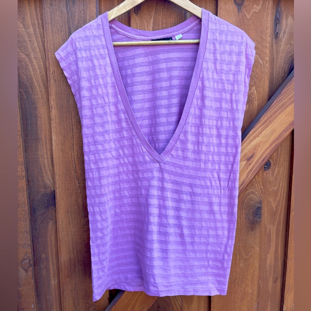 Lux Oversize Striped Layering Top Indie Sleaze Hipster Urban Outfitters UO Tee